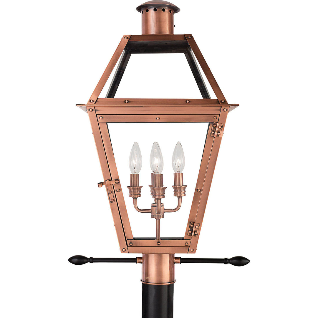 Quoizel Rue De Royal Outdoor Lantern, Post