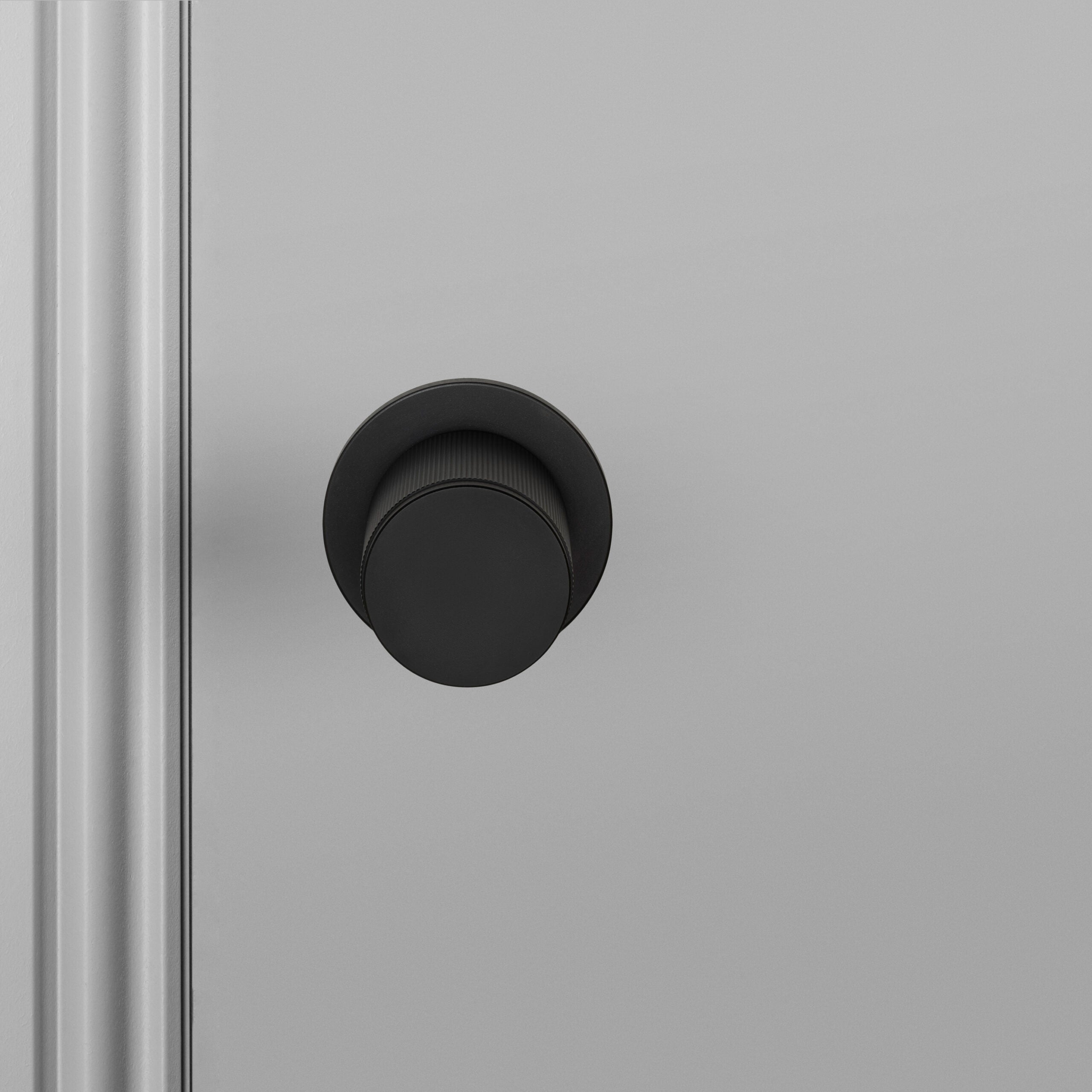 Buster + Punch Door Knob Double Sided, Linear Design, FIXED TYPE