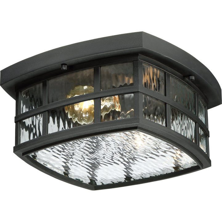 Quoizel Stonington Outdoor Lantern, Flushmount