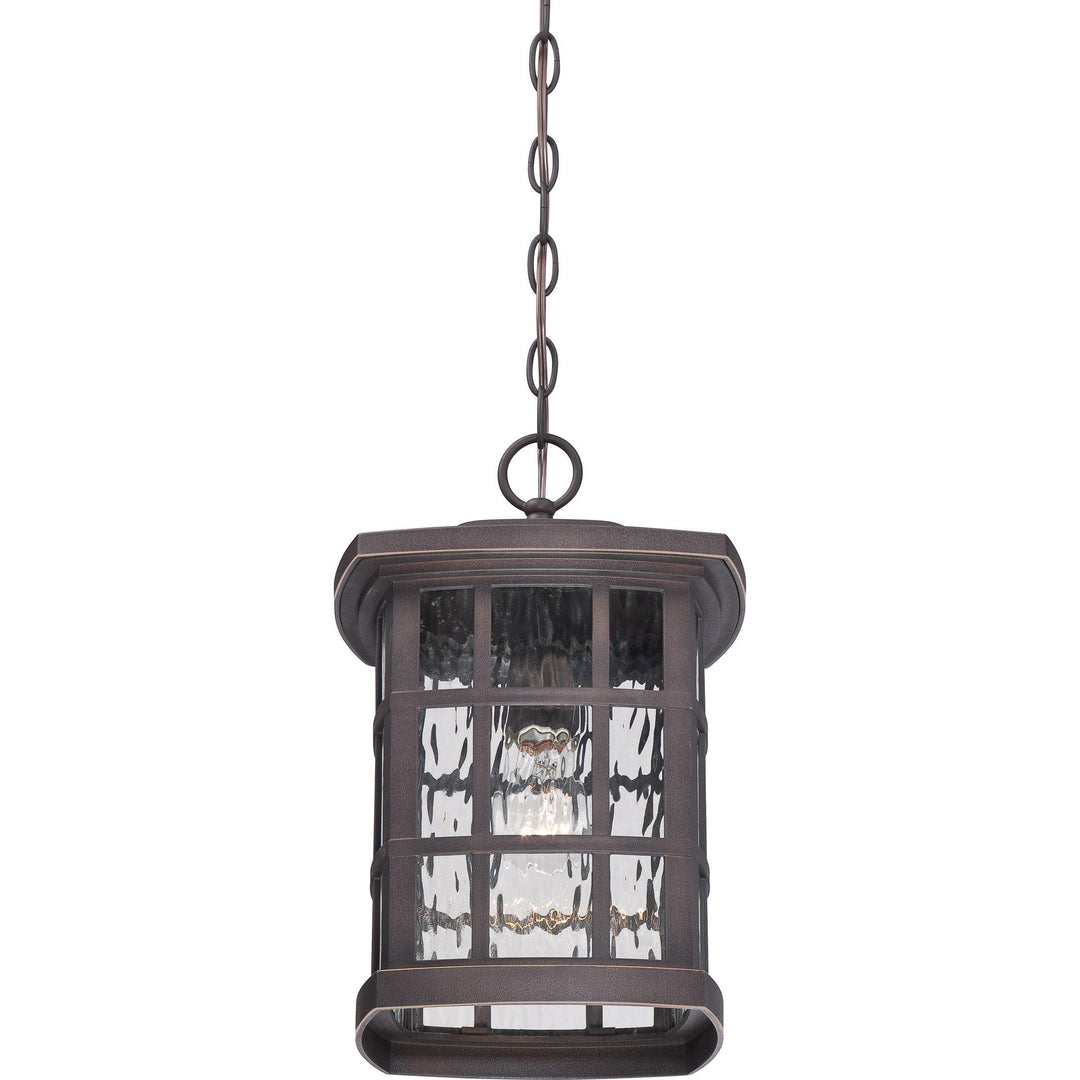 Quoizel Stonington Outdoor Lantern, Hanging