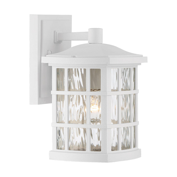 Quoizel  Stonington Outdoor Lantern, Small Outdoor Wall Lights Quoizel White Lustre  