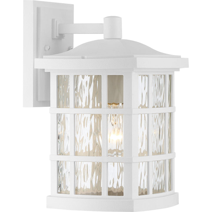 Quoizel  Stonington Outdoor Lantern, Medium Outdoor Wall Lights Quoizel White Lustre  