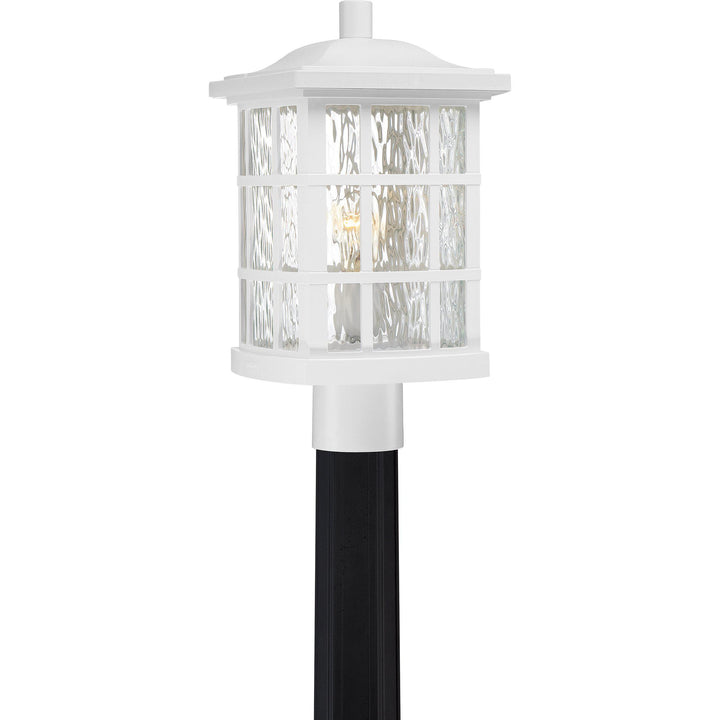 Quoizel  Stonington Outdoor Lantern, Post Pier & Post Mount Lights Quoizel White Lustre  