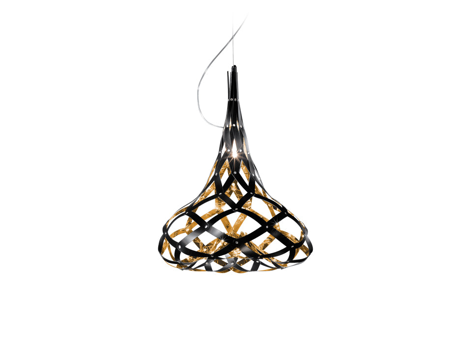 SLAMP SUPERMORGANA SUSPENSION Pendants Slamp GOLD/BLACK  