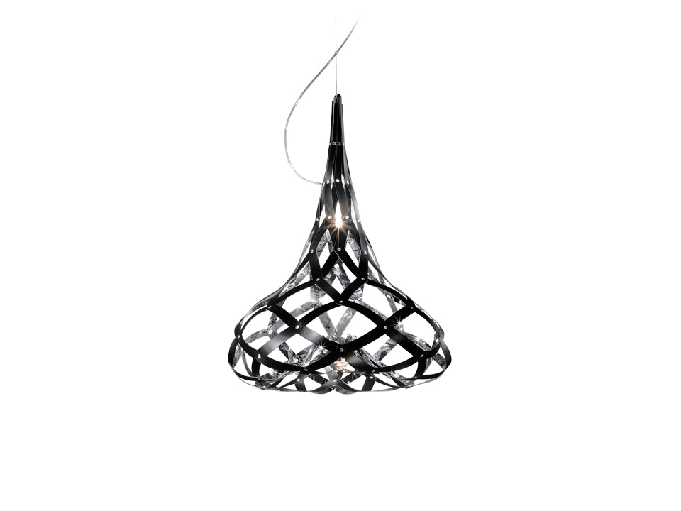 SLAMP SUPERMORGANA SUSPENSION Pendants Slamp MIRROR/BLACK  