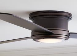 Monte Carlo 56" Aerotour Flush Mount Ceiling Fan 3TAHR56 Ceiling Hugger Fans Monte Carlo   