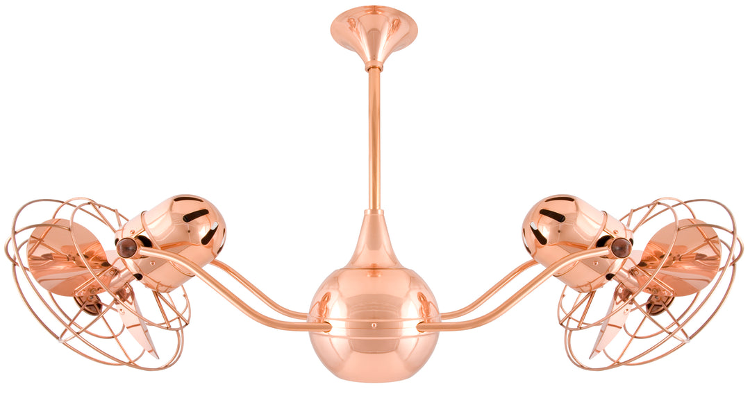 Matthews Fan Company Vent Bettina Rotational Fan Indoor Ceiling Fans Matthews Fan Company 42" Polished Copper Polished Copper