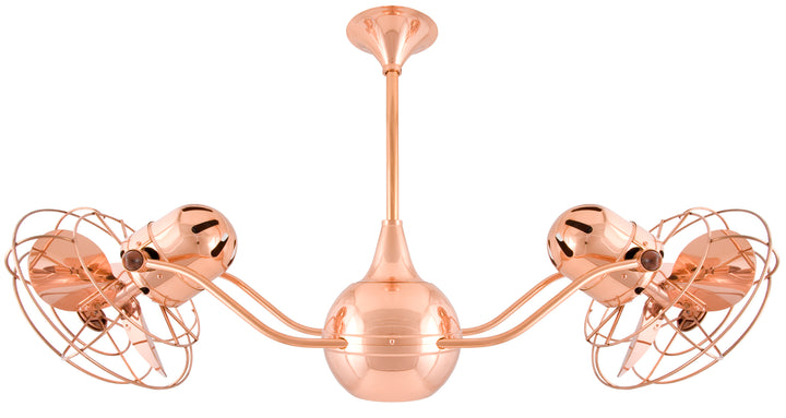 Matthews Fan Company Vent Bettina Rotational Fan Indoor Ceiling Fans Matthews Fan Company 42" Polished Copper Polished Copper