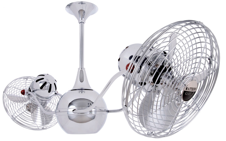 Matthews Fan Company Vent Bettina Rotational Fan Indoor Ceiling Fans Matthews Fan Company 42" Polished Chrome Polished Chrome