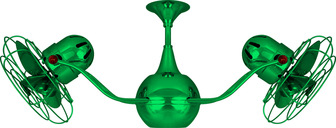 Matthews Fan Company Vent Bettina Rotational Fan Indoor Ceiling Fans Matthews Fan Company 42" Green Esmerelda