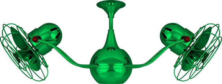 Matthews Fan Company Vent Bettina Rotational Fan Indoor Ceiling Fans Matthews Fan Company 42" Green Esmerelda