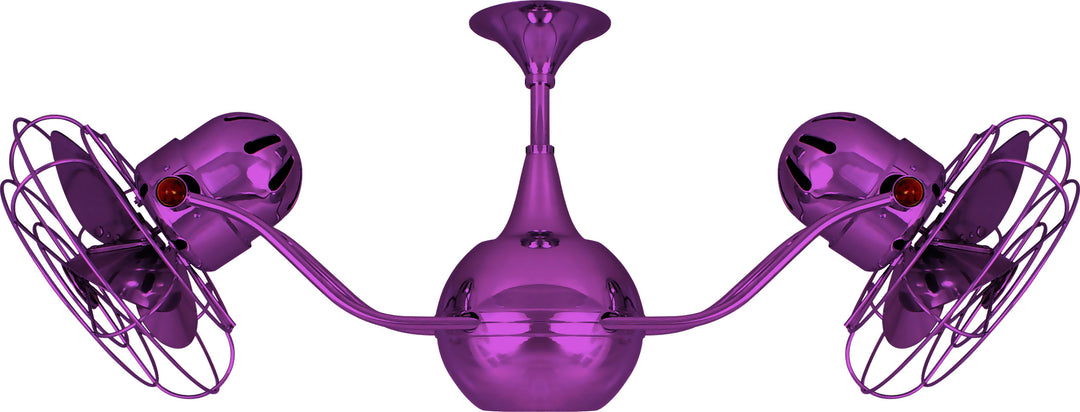 Matthews Fan Company Vent Bettina Rotational Fan Indoor Ceiling Fans Matthews Fan Company 42" Light Purple Ametista