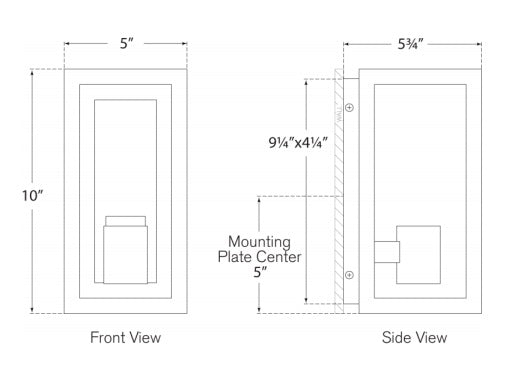 Visual Comfort Fresno Small 3/4 Wall Lantern