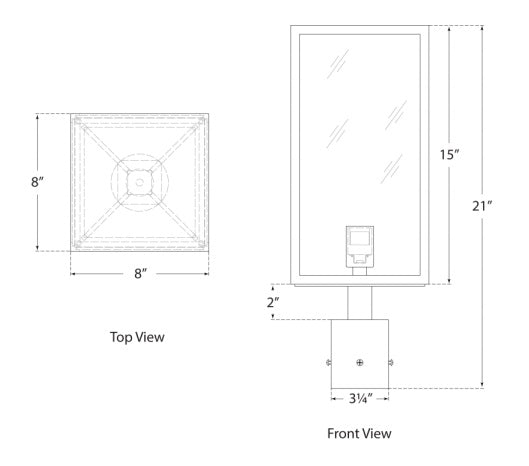 Visual Comfort Fresno Post Light Pier & Post Mount Lights Visual Comfort & Co.   