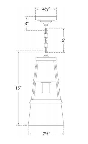 Visual Comfort Robinson Medium Pendant