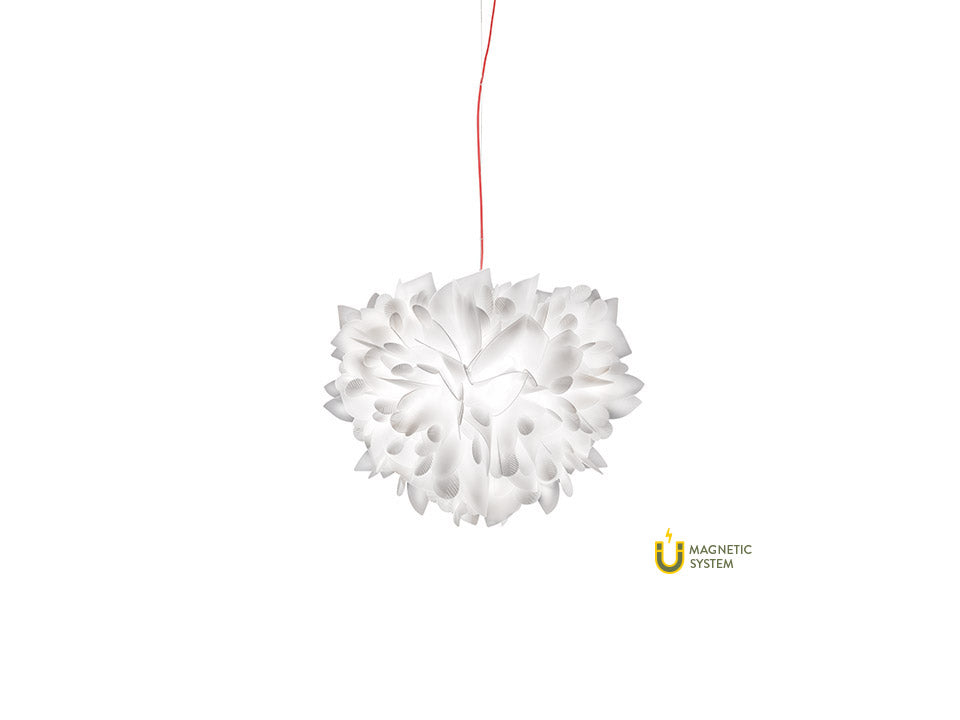 SLAMP VELI FOLIAGE SUSPENSION Pendants Slamp FOLIAGE, RED WIRE  