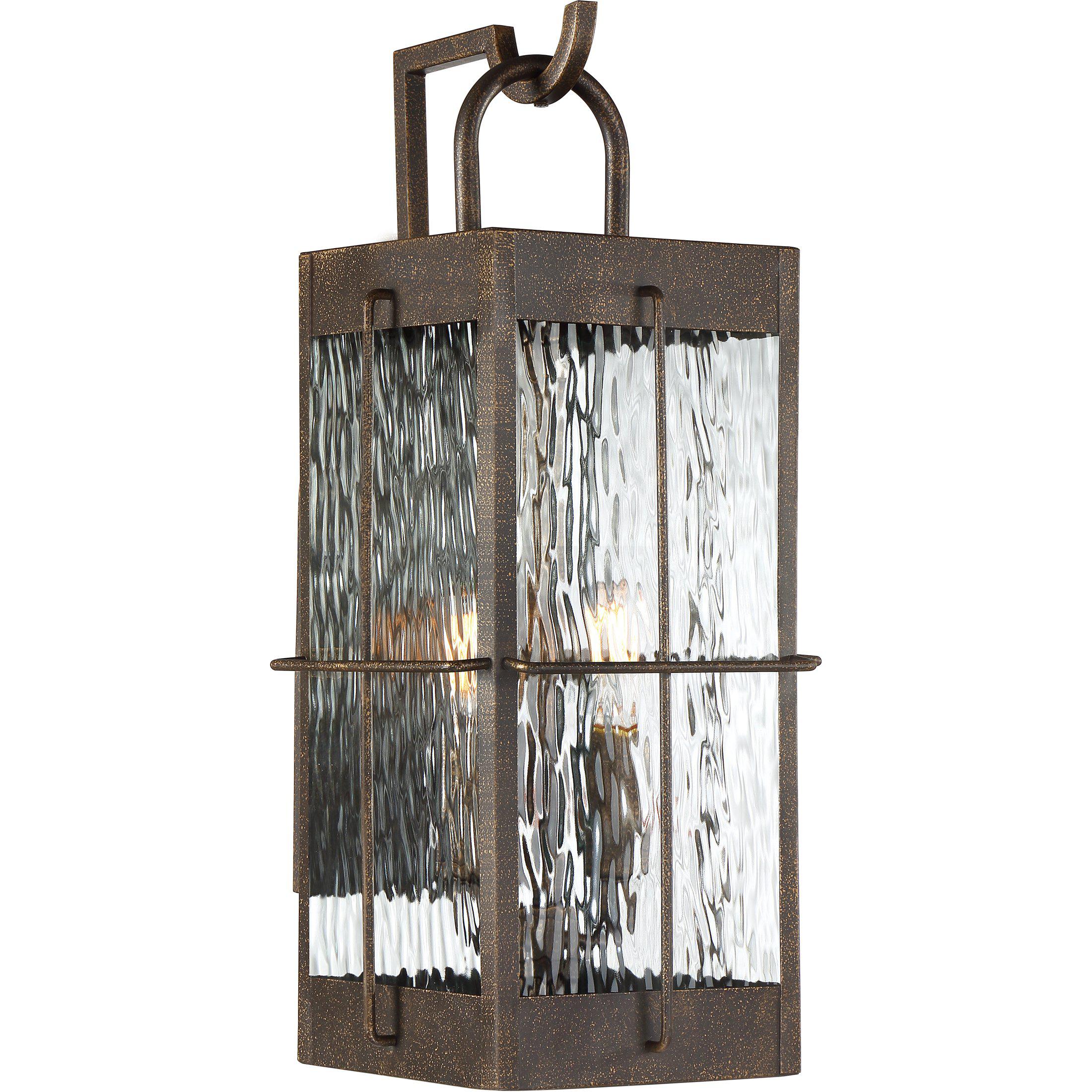 Quoizel  Ward Outdoor Lantern, Large Outdoor l Wall Quoizel Gilded Bronze  