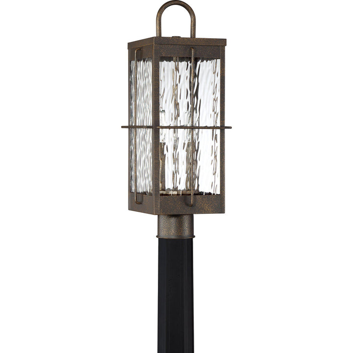 Quoizel Ward Outdoor Lantern, Post