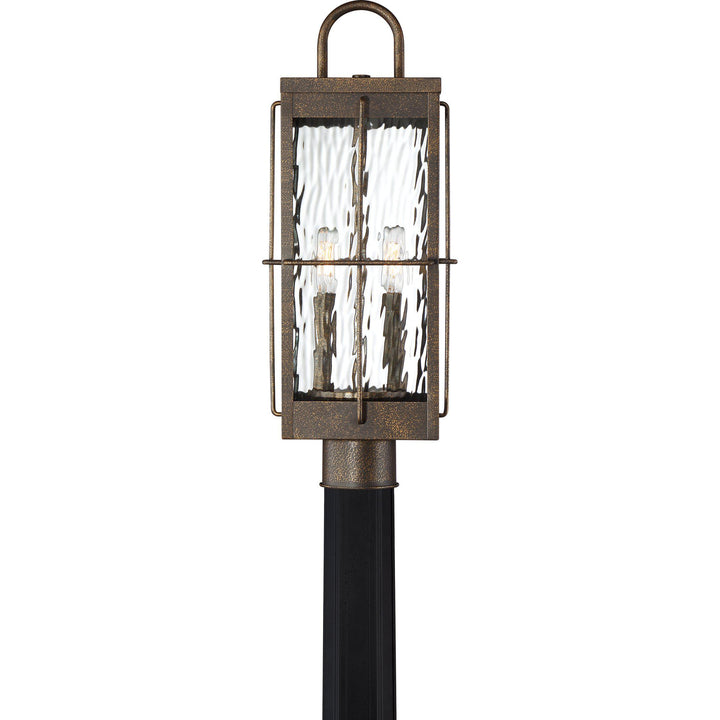 Quoizel Ward Outdoor Lantern, Post