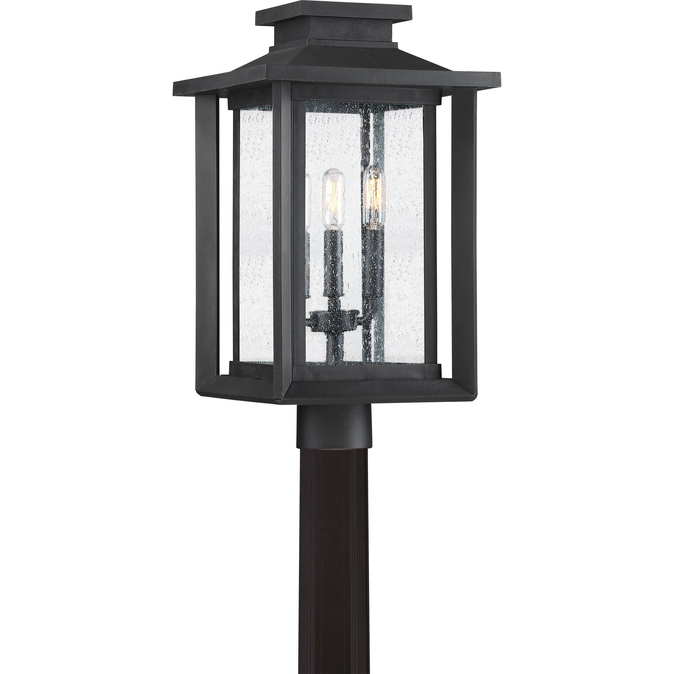 Quoizel  Wakefield Outdoor Lantern, Post Outdoor l Post/Pier Mounts Quoizel Earth Black  