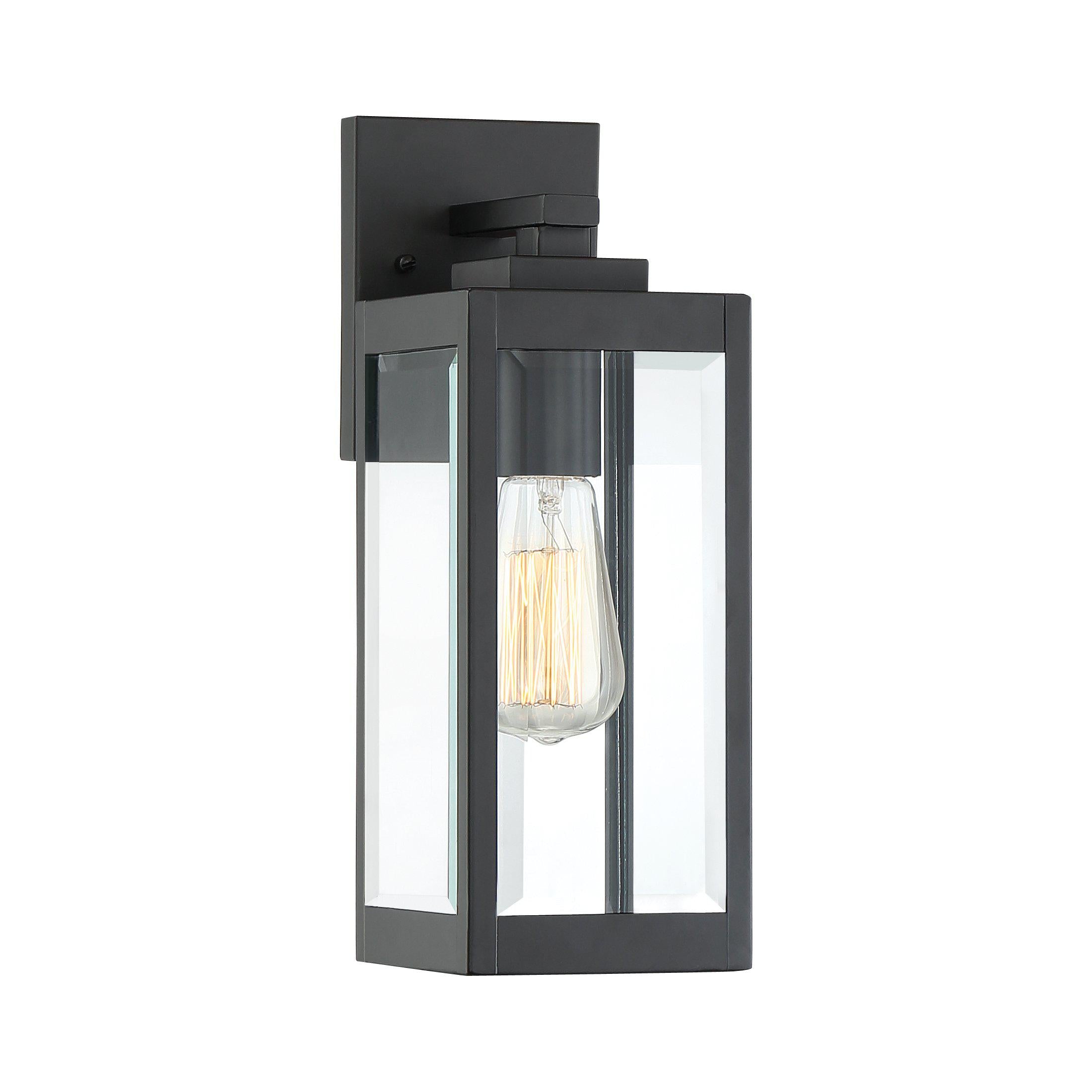 Quoizel  Westover Outdoor Lantern, Small WVR8405 Outdoor l Wall Quoizel Earth Black  