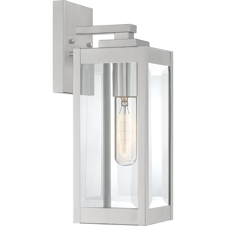 Quoizel  Westover Outdoor Lantern, Small WVR8405 Outdoor Wall Lights Quoizel Stainless Steel  