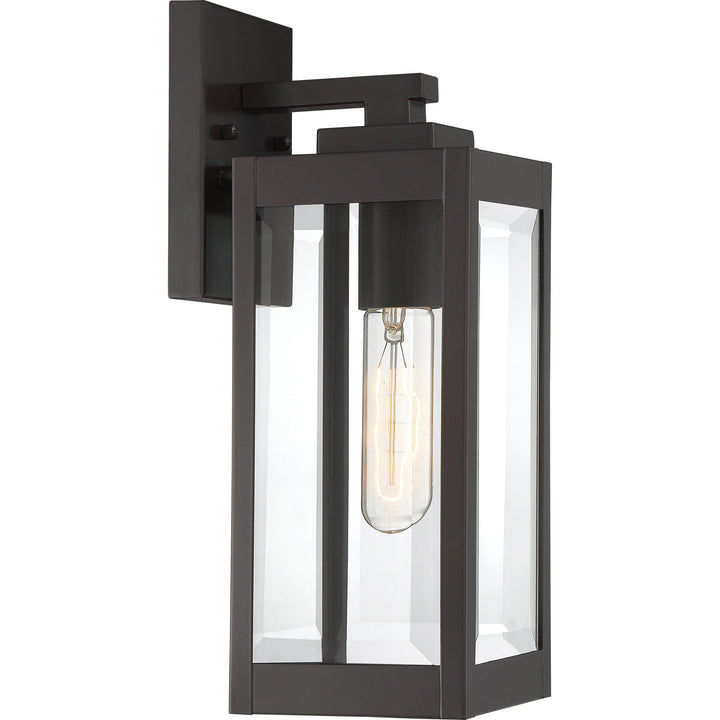 Quoizel  Westover Outdoor Lantern, Small WVR8405 Outdoor Wall Lights Quoizel Western Bronze  