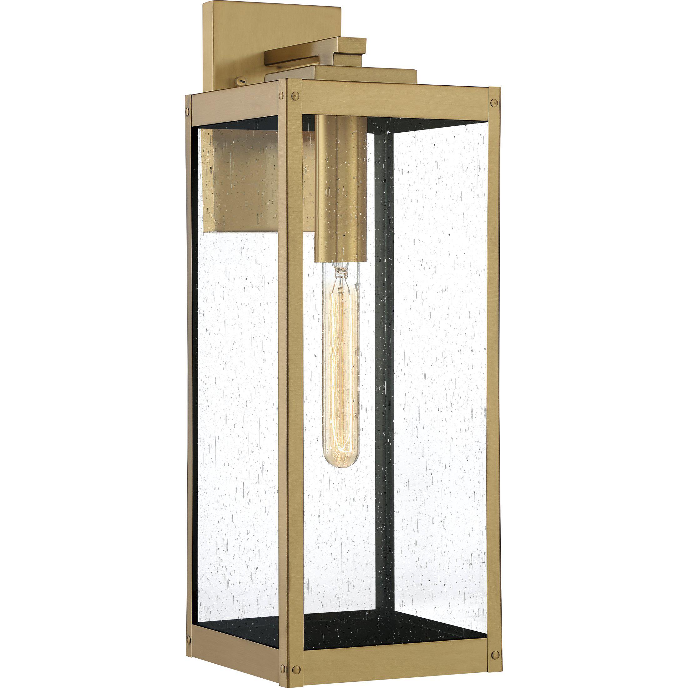 Quoizel  Westover Outdoor Lantern, Large Outdoor l Wall Quoizel Antique Brass  