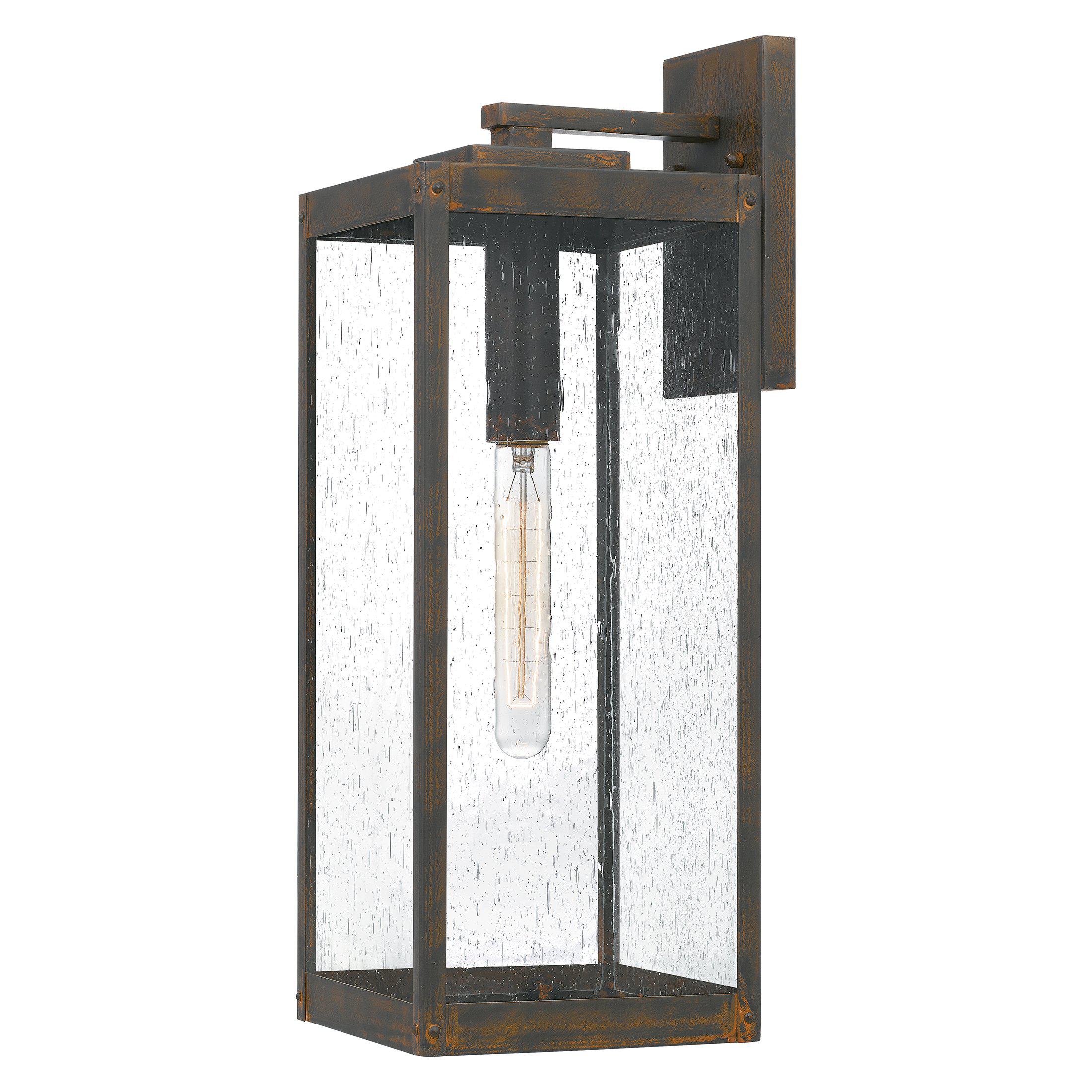 Quoizel  Westover Outdoor Lantern, Large Outdoor l Wall Quoizel Industrial Bronze  
