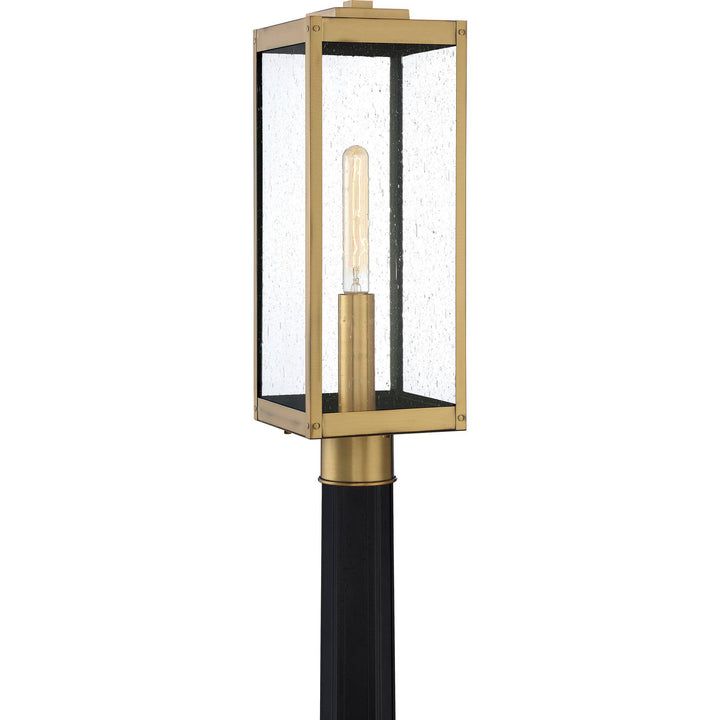 Quoizel  Westover Outdoor Lantern, Post Pier & Post Mount Lights Quoizel Antique Brass  