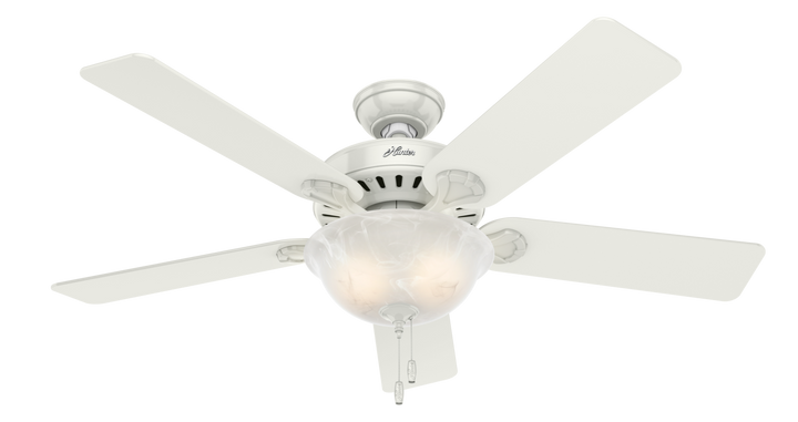 Hunter 52 inch Pro's Best Ceiling Fan with LED Light Kit and Pull Chain Indoor Ceiling Fans Hunter