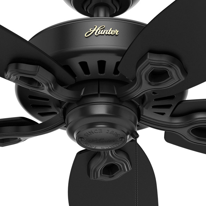 Hunter 52 inch Builder Damp Rated Ceiling Fan and Pull Chain Indoor Ceiling Fans Hunter   