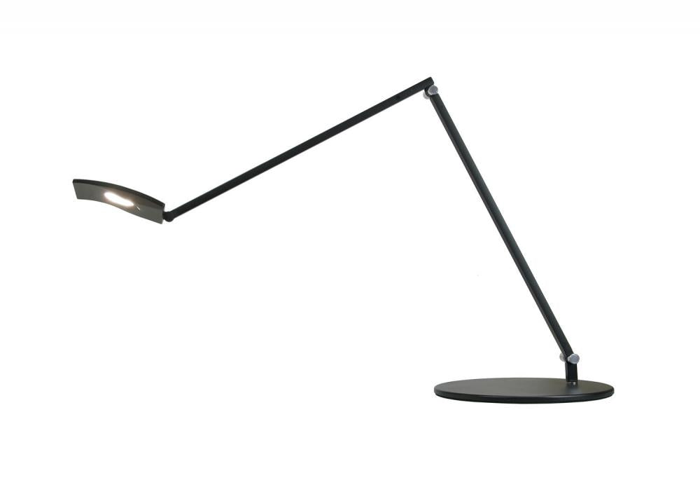 Koncept Inc Mosso Pro Desk Lamp with slatwall mount (Metallic Black) AR2001-MBK-SLT