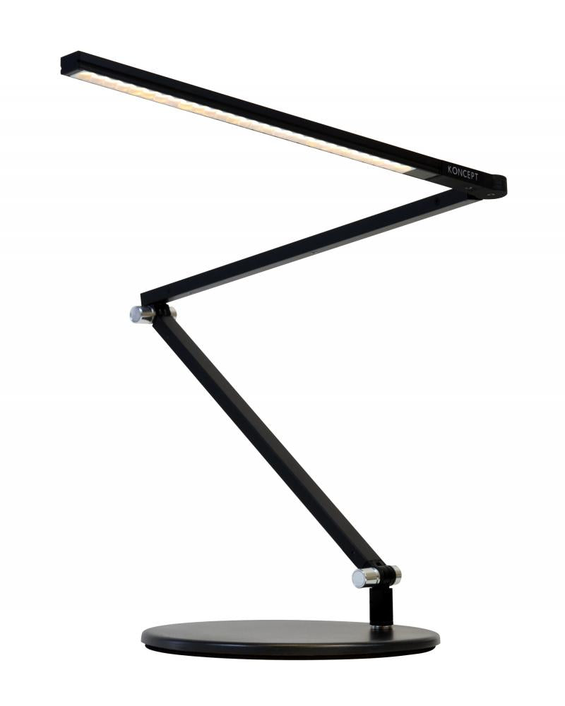 Koncept Inc Z-Bar mini Desk Lamp with base (Cool Light; Metallic Black) AR3100-CD-MBK-DSK Lamp Koncept Inc Black  