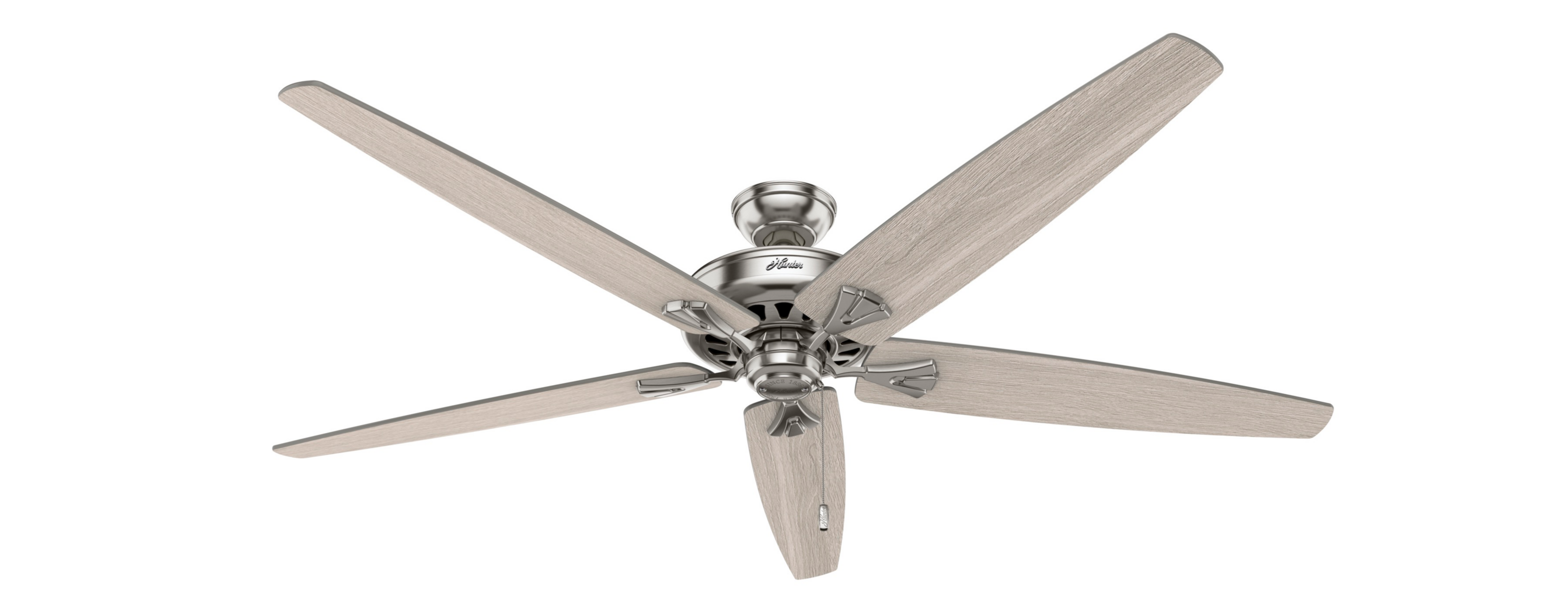 Hunter 70 inch Stockbridge Ceiling Fan with LED Light Kit and Pull Chain