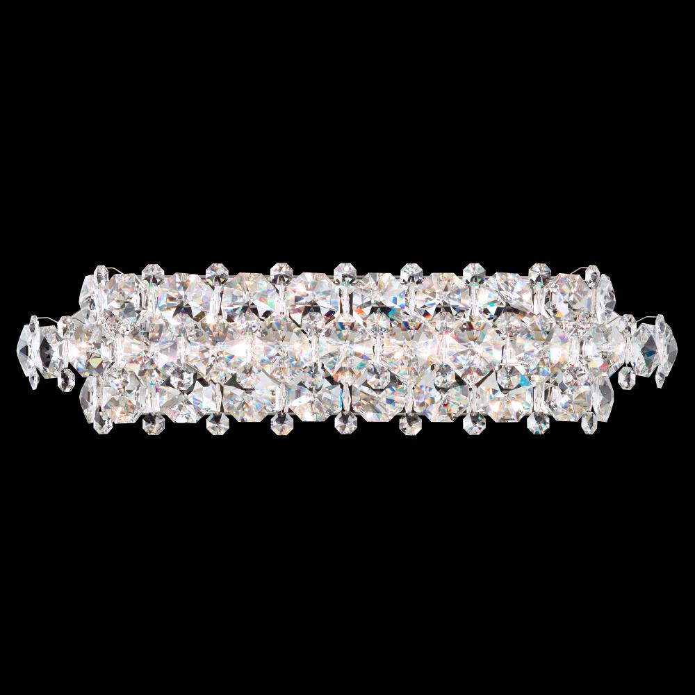 Schonbek Baronet 5 Light Wall Sconce in Stainless Steel with Clear Crystals BN1224 Wall Light Fixtures Schonbek 1870   