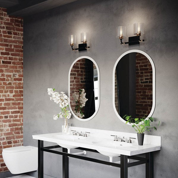 Kichler Menillo™ 38.5" LED Vanity Mirror with Etched Glass 86008
