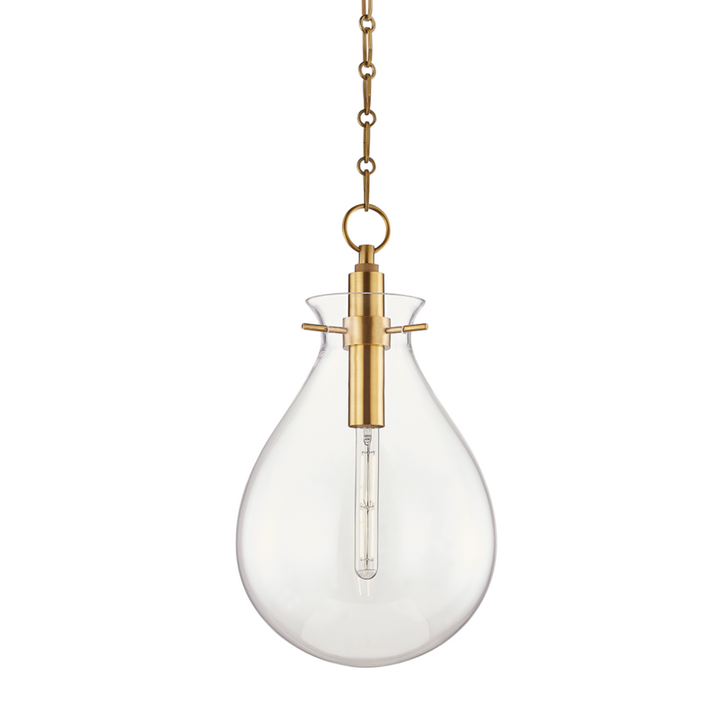 Hudson Valley 1 LIGHT MEDIUM PENDANT BKO102