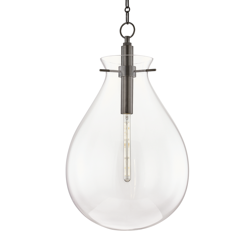 Hudson Valley 1 LIGHT LARGE PENDANT BKO103