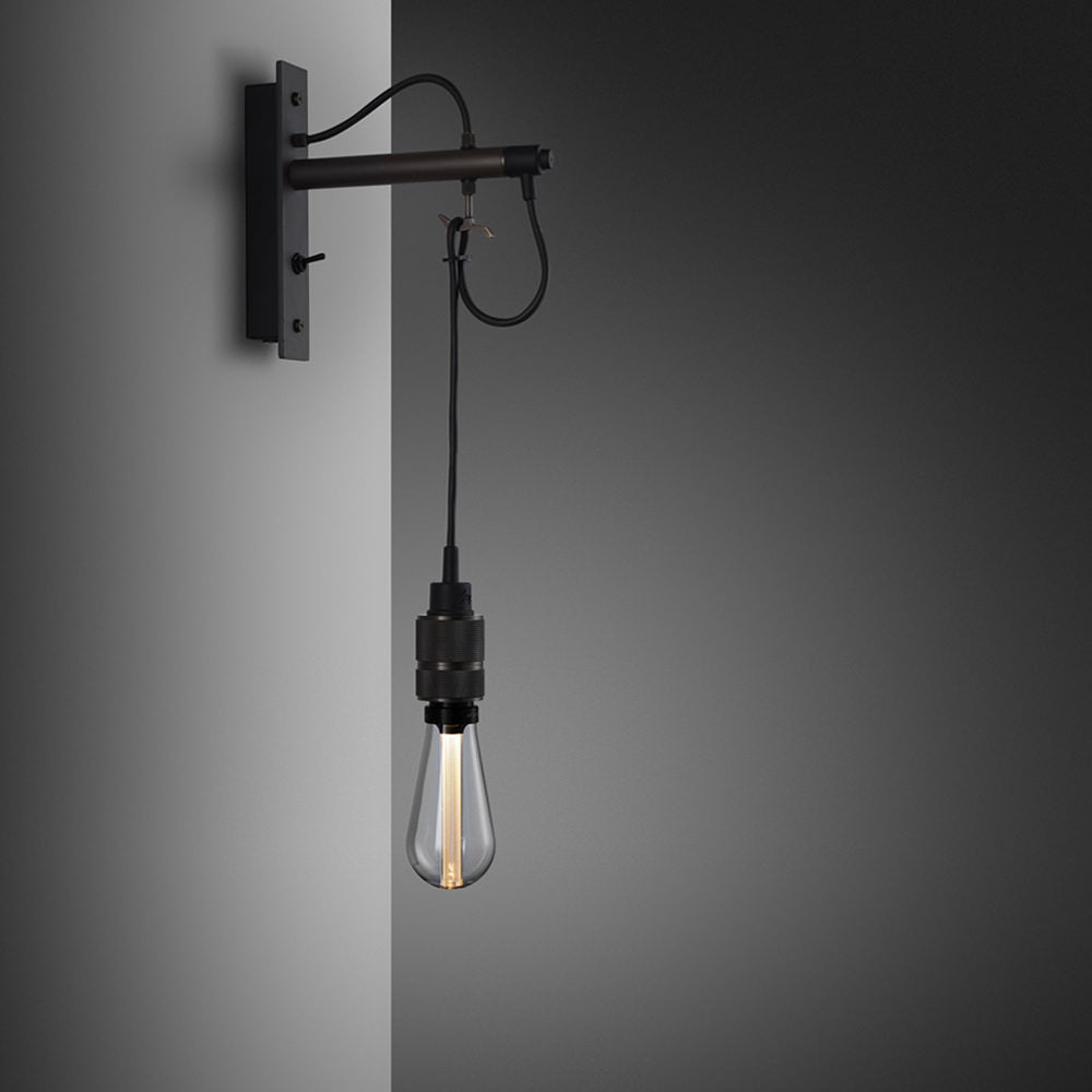 Buster + Punch Hooked Wall Sconce Wall Light Fixtures Buster + Punch Graphite / Smoked Bronze / Nude Small 