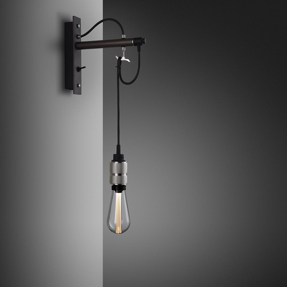 Buster + Punch Hooked Wall Sconce Wall Light Fixtures Buster + Punch Graphite / Steel / Nude Small 