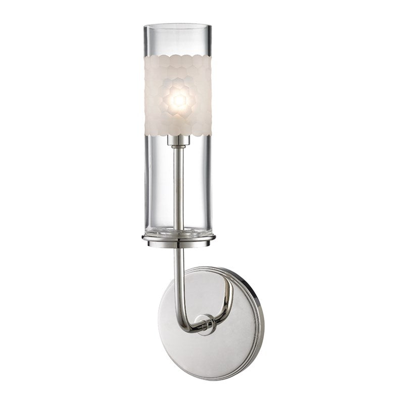 Wentworth - 1 LIGHT WALL SCONCE Wall Light Fixtures Hudson Valley Polished Nickel  