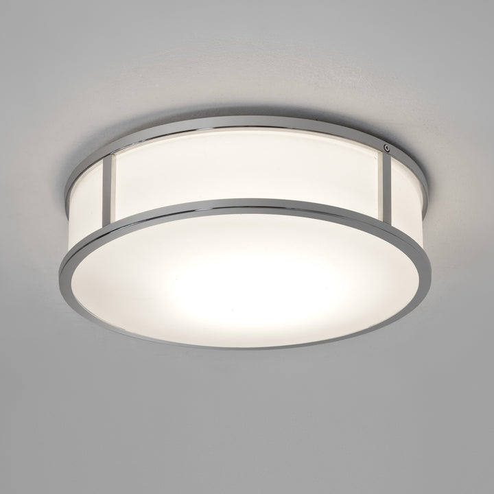 Astro Lighting Round Mashiko Ceiling Flush Mounts Astro Lighting 3.54xx Polished Chrome No, E26/Medium