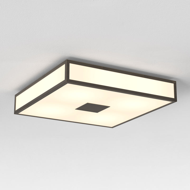 Astro Lighting Square Mashiko Ceiling Flush Mounts Astro Lighting 3.43x15.75x15.75 Bronze No, E26/Medium