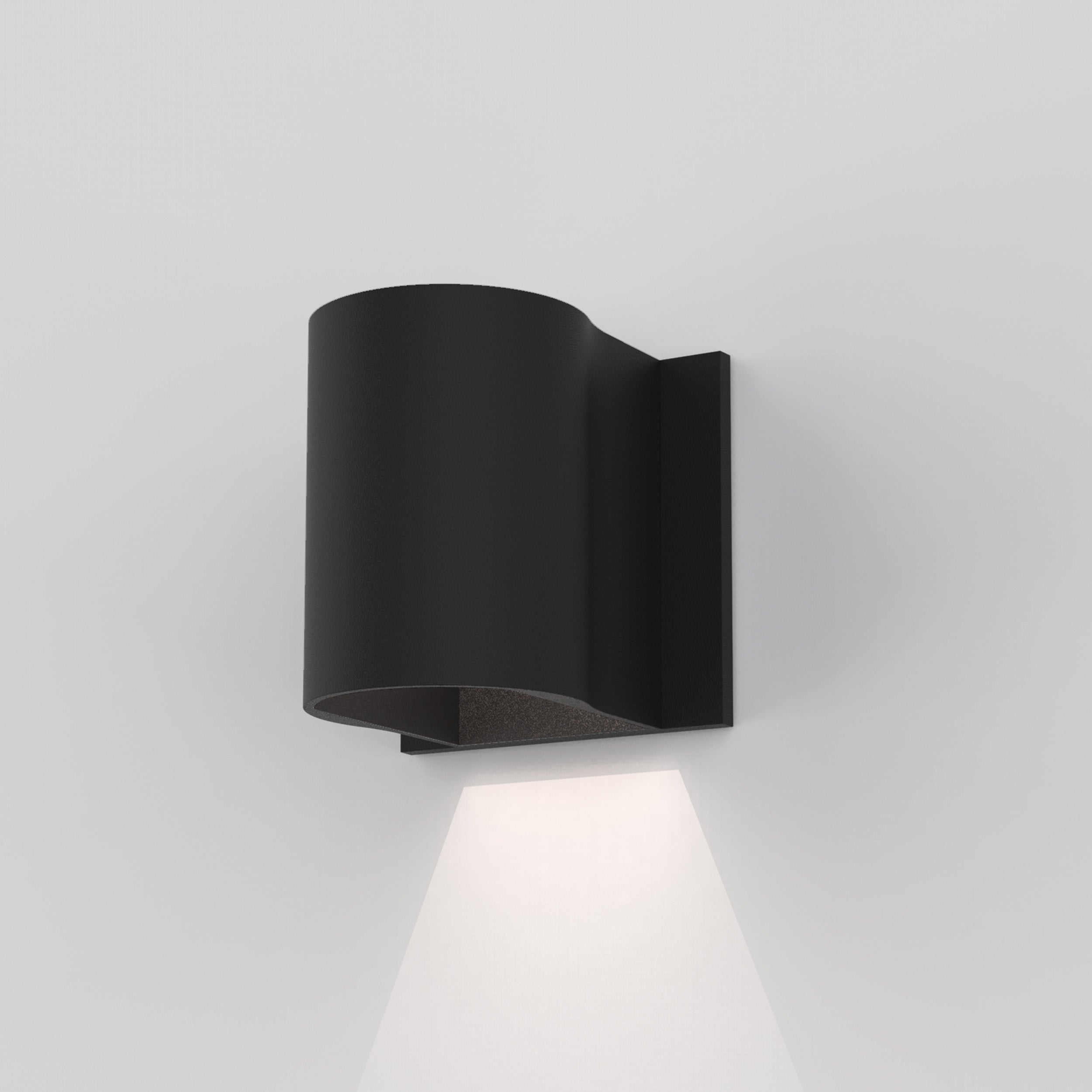 Astro Lighting Dunbar Wall Light Fixtures Astro Lighting 4.17x4.33x4.33 Textured Black Yes (Integral), High Power LED