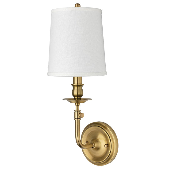 Logan - 1 LIGHT WALL SCONCE Wall Sconces Hudson Valley Lighting Aged Brass  