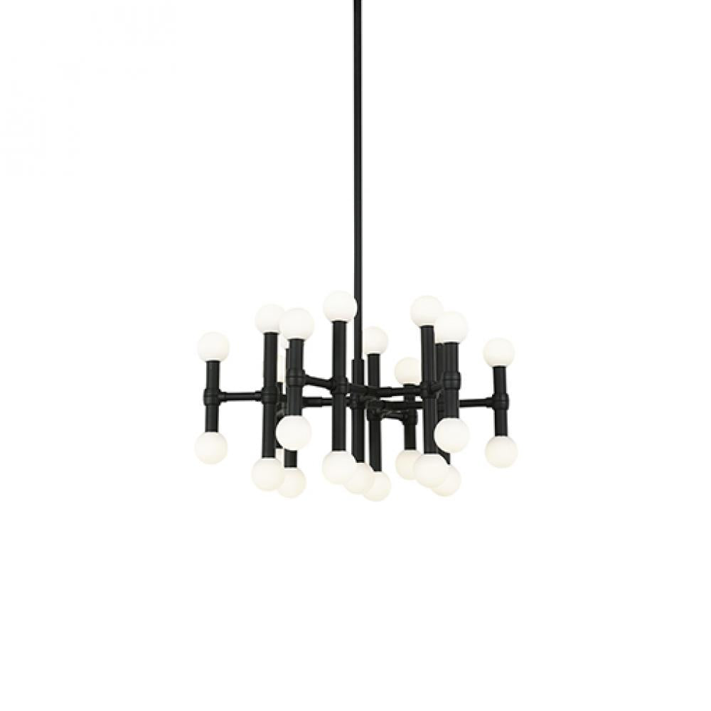 Kuzco Lighting Rivoli CH96121 Chandeliers Kuzco Lighting Black  