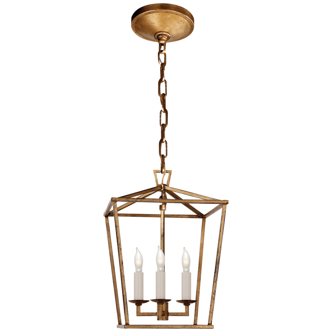 Visual Comfort Darlana Mini Lantern Pendants Visual Comfort & Co. Gilded Iron No Option 