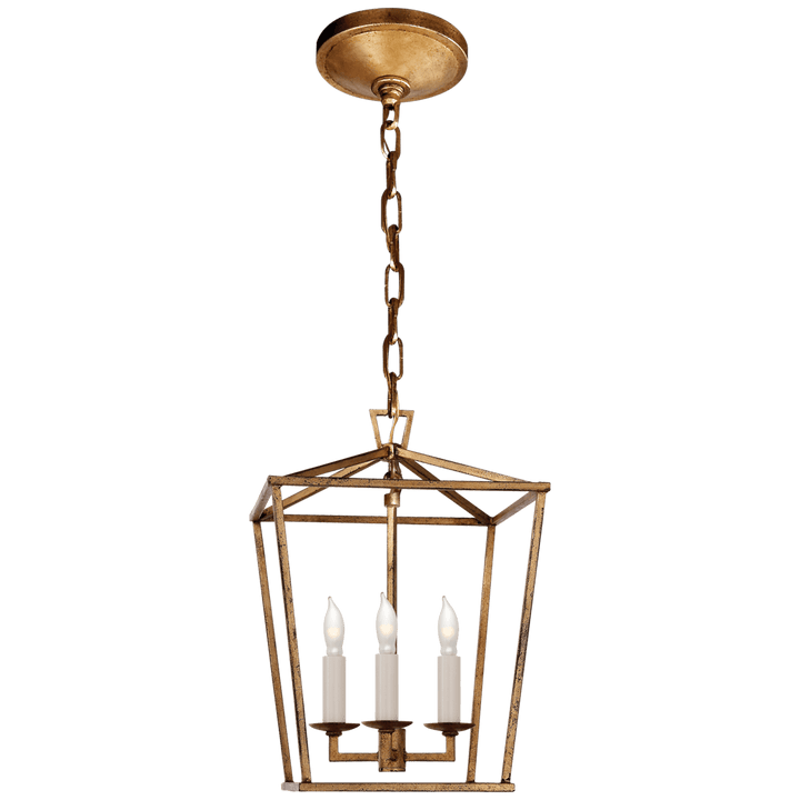 Visual Comfort Darlana Mini Lantern Pendants Visual Comfort & Co. Gilded Iron No Option 