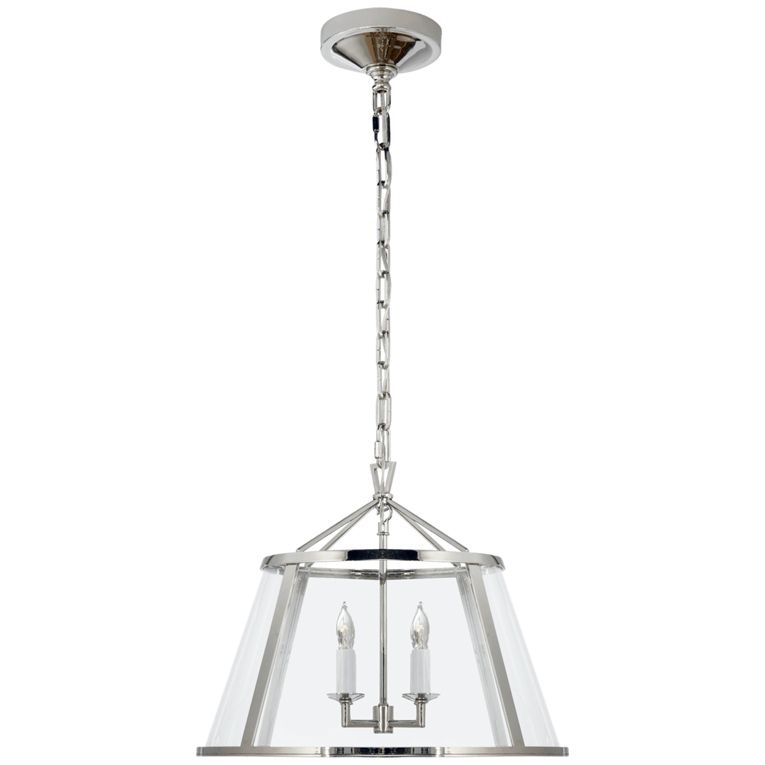 Visual Comfort Darlana 16" Pendant Pendants Visual Comfort & Co. Polished Nickel Clear Glass 